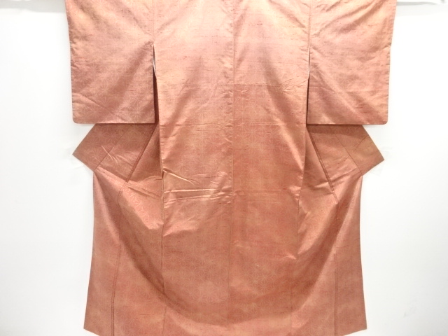 JAPANESE KIMONO / TSUMUGI / WOVEN ASANOHA 